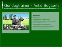 Tablet Screenshot of gundogtrainerankebogaerts.nl